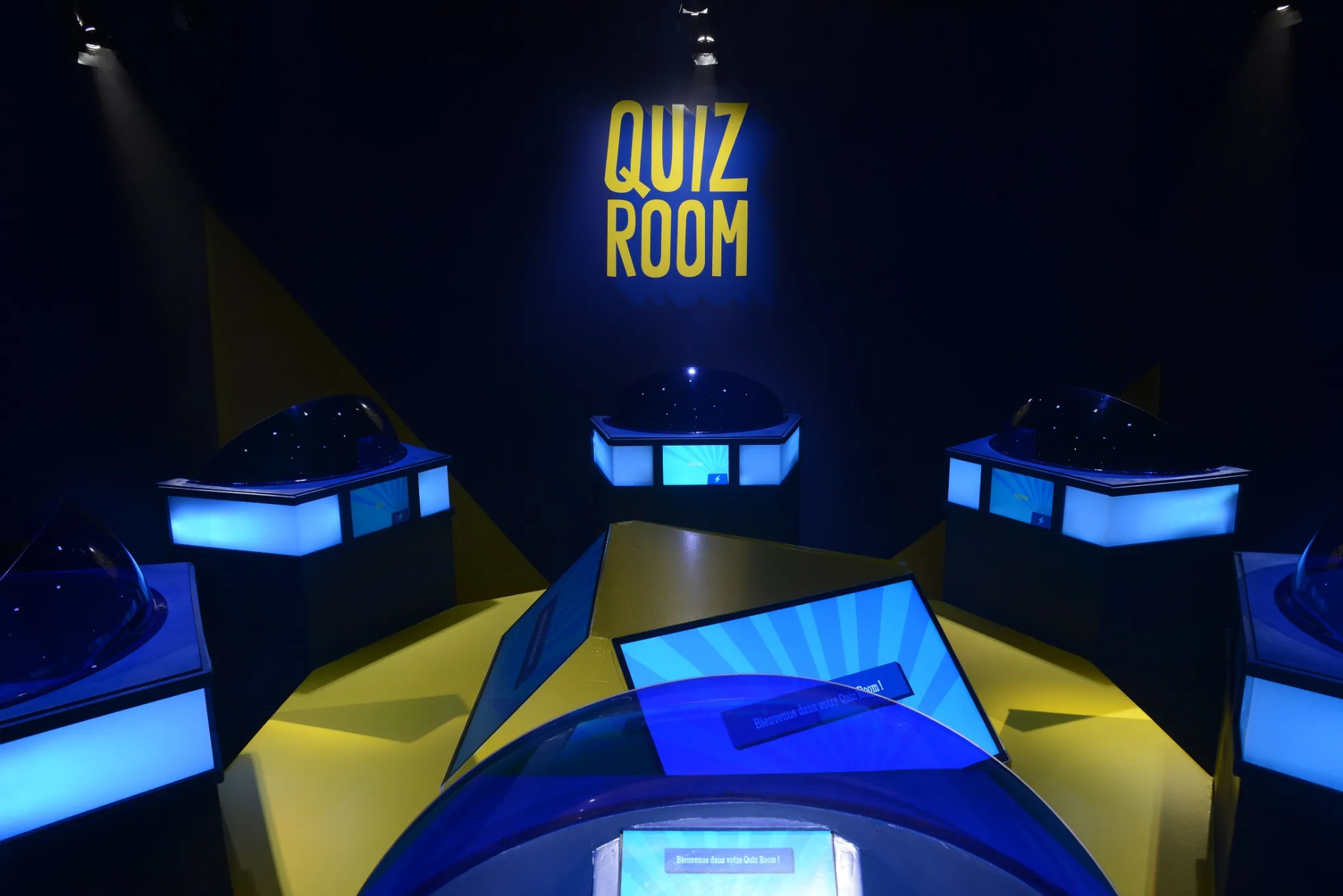 Quiz y concurso interactivo corporativo con pulsadores